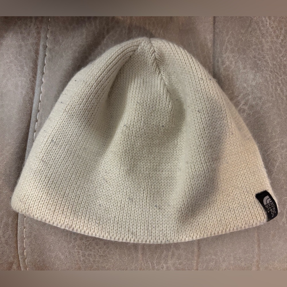The North Face Off-White Knit Beanie